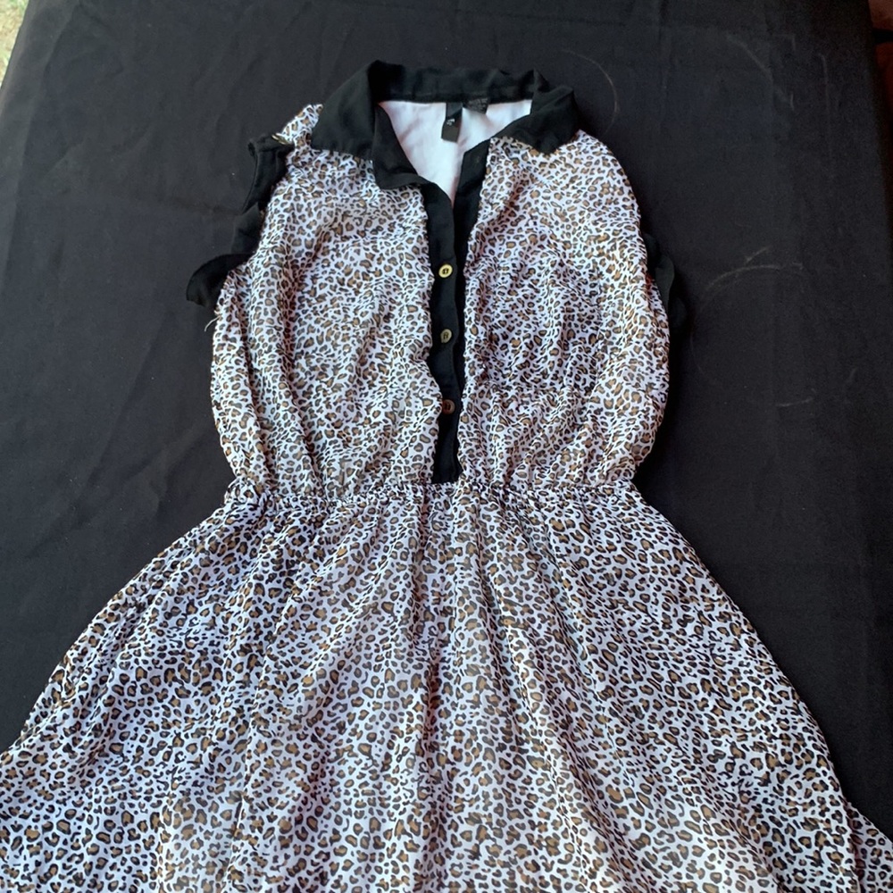 Cheetah print dress
